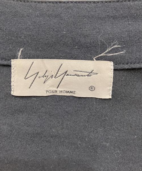 Yohji Yamamoto pour homme（ヨウジヤマモト プールオム）Yohji Yamamoto pour homme (ヨウジヤマモト プールオム) Message Stand Collar Cardigan ブラック サイズ:3の古着・服飾アイテム