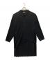 Yohji Yamamoto pour homme（ヨウジヤマモト プールオム）の古着「アシンメトリーメッセージプリントカーディガン」｜ブラック