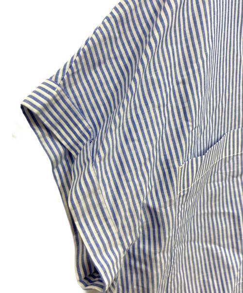 JOURNAL STANDARD（ジャーナルスタンダード）JOURNAL STANDARD (ジャーナルスタンダード) ハードマンズリネンコットンフレンチスリーブスキッパーシャツ ブルー サイズ:free 未使用品の古着・服飾アイテム