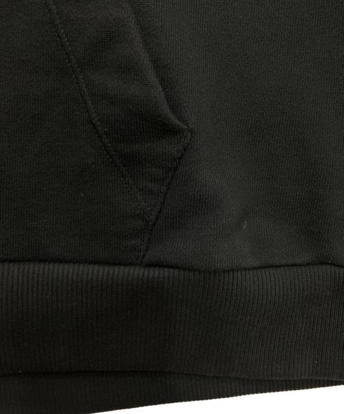 Y's（ワイズ）Y's (ワイズ) adidas (アディダス) Back Flower Print 3-Stripe Pullover Hoodie ブラック サイズ:Lの古着・服飾アイテム