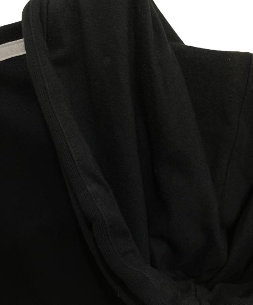 Y's（ワイズ）Y's (ワイズ) adidas (アディダス) Back Flower Print 3-Stripe Pullover Hoodie ブラック サイズ:Lの古着・服飾アイテム