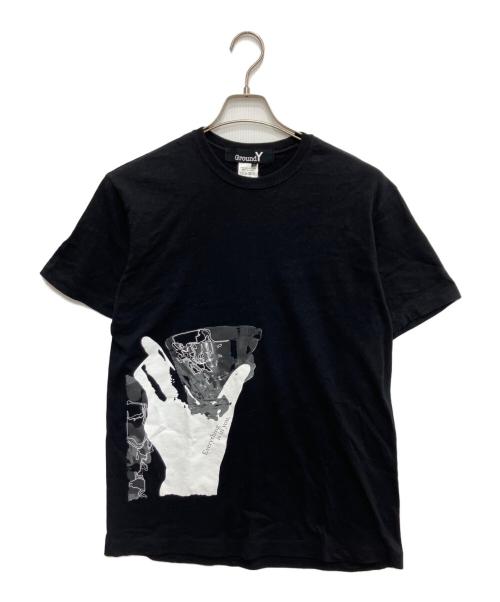 GROUND Y（グラウンドワイ）GROUND Y (グラウンドワイ) Favorite Graphic T ブラック サイズ:3の古着・服飾アイテム