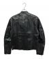 FICCE (フィッチェ) 切替レザージャケット グレー×ブラック サイズ:L：10000円
