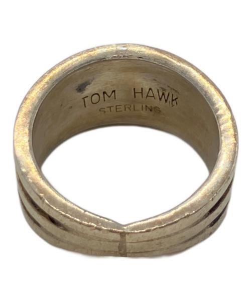 Tom hawk（トムホーク）TOM HAWK (トムホーク) 2ラインリング シルバー サイズ:15号の古着・服飾アイテム