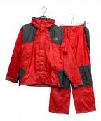 THE NORTH FACEザ ノース フェイス）の古着「レインテックス2 セットアップ」｜レッド