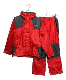 THE NORTH FACE（ザ ノース フェイス）の古着「レインテックス2 セットアップ」｜レッド
