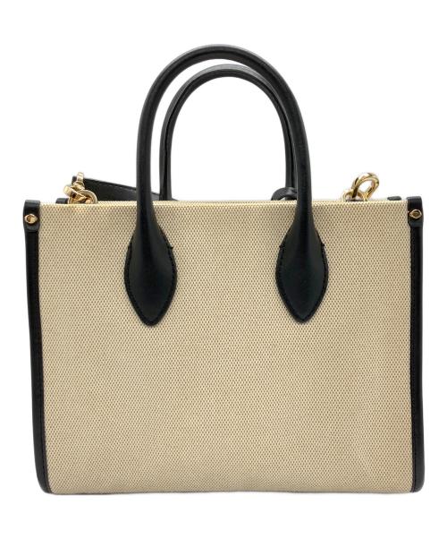 MICHAEL KORS（マイケルコース）MICHAEL KORS (マイケルコース) キャンバス2WAYバッグ ベージュの古着・服飾アイテム