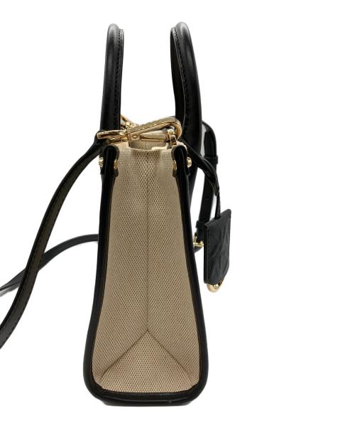 MICHAEL KORS（マイケルコース）MICHAEL KORS (マイケルコース) キャンバス2WAYバッグ ベージュの古着・服飾アイテム