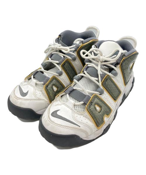 NIKE（ナイキ）NIKE (ナイキ) GS AIR MORE UPTEMPO ホワイト サイズ:24㎝の古着・服飾アイテム