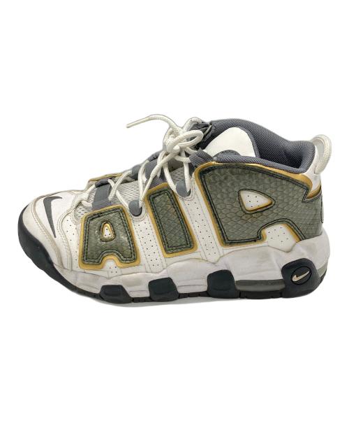 NIKE（ナイキ）NIKE (ナイキ) GS AIR MORE UPTEMPO ホワイト サイズ:24㎝の古着・服飾アイテム