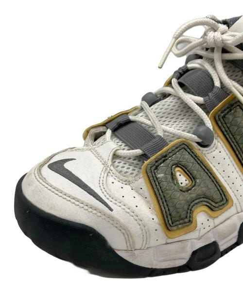 NIKE（ナイキ）NIKE (ナイキ) GS AIR MORE UPTEMPO ホワイト サイズ:24㎝の古着・服飾アイテム