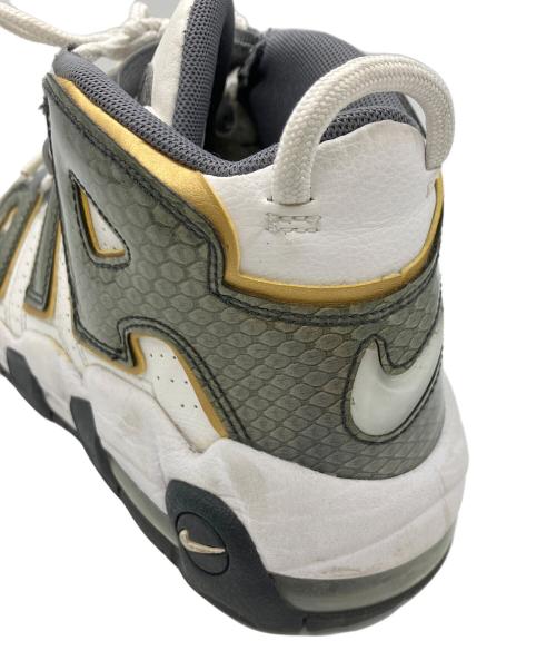 NIKE（ナイキ）NIKE (ナイキ) GS AIR MORE UPTEMPO ホワイト サイズ:24㎝の古着・服飾アイテム