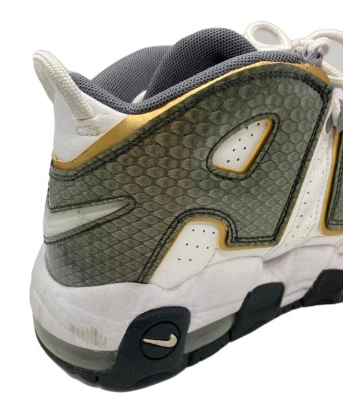 NIKE（ナイキ）NIKE (ナイキ) GS AIR MORE UPTEMPO ホワイト サイズ:24㎝の古着・服飾アイテム