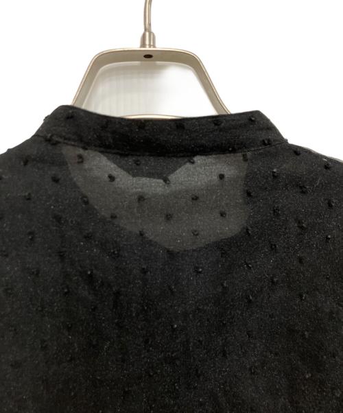 SLOBE IENA（スローブ イエナ）SLOBE IENA (スローブ イエナ) オーガンジーブラウス ブラック サイズ:freeの古着・服飾アイテム