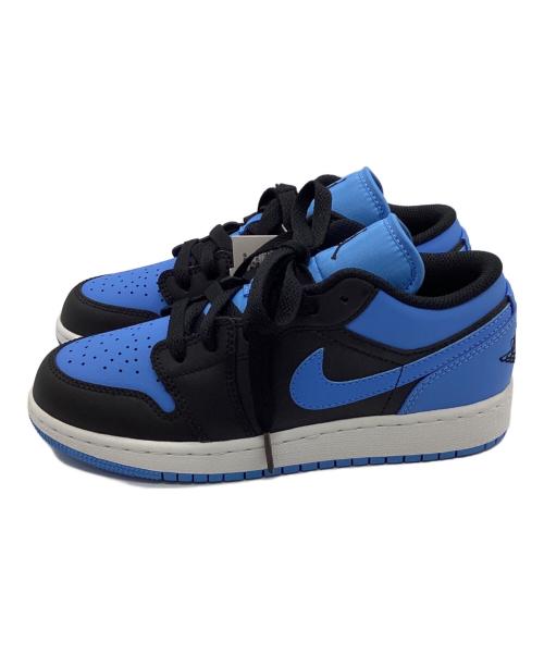 NIKE（ナイキ）NIKE (ナイキ) GS AIR JORDAN 1 LOW ブルー サイズ:22.5 未使用品の古着・服飾アイテム