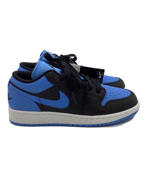 NIKE（ナイキ）NIKE (ナイキ) GS AIR JORDAN 1 LOW ブルー サイズ:22.5 未使用品の古着・服飾アイテム