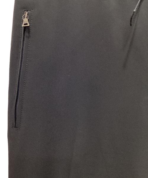 PRADA（プラダ）PRADA (プラダ) ベルト付トラウザーパンツ ブラック サイズ:46の古着・服飾アイテム