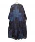pas de calais (パドカレ) 26SS Tsugihagi プリントワンピース インディゴ サイズ:36：25000円