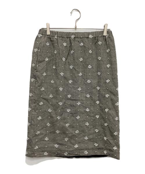 ROBE DE CHAMBRE COMME DES GARCONS（ローブドシャンブル コムデギャルソン）ROBE DE CHAMBRE COMME DES GARCONS (ローブドシャンブル コムデギャルソン) スカート ブラック サイズ:Lの古着・服飾アイテム