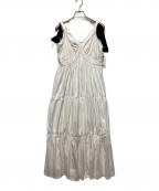 eimy istoireエイミーイストワール）の古着「RIBBON SHOULDER CUT DRESS」｜ホワイト