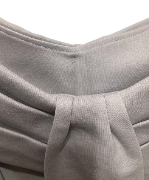 HER LIP TO（ハーリップトゥ）HER LIP TO (ハーリップトゥ) Lily Shawl Peplum Top グレー サイズ:Mの古着・服飾アイテム