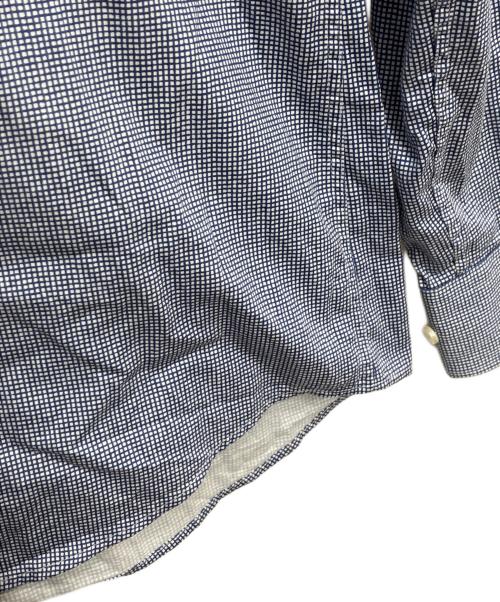 HUGO BOSS（ヒューゴ ボス）HUGO BOSS (ヒューゴ ボス) ドレスシャツ ホワイト×ブルー サイズ:39の古着・服飾アイテム
