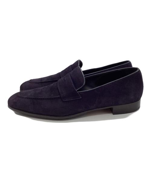 Ferrante（フェランテ）Ferrante (フェランテ) スウェードコインローファー ネイビー サイズ:size9の古着・服飾アイテム