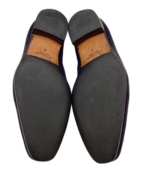 Ferrante（フェランテ）Ferrante (フェランテ) スウェードコインローファー ネイビー サイズ:size9の古着・服飾アイテム