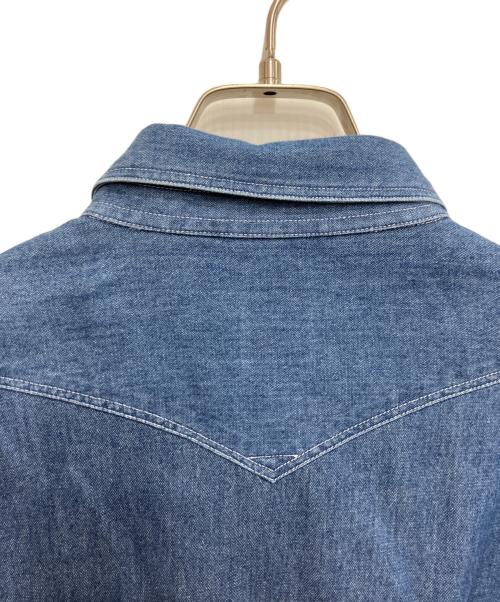 BOLZONELLA（ボルゾネッラ）BOLZONELLA (ボルゾネッラ) デニムウエスタンシャツ ブルー サイズ:16/41の古着・服飾アイテム