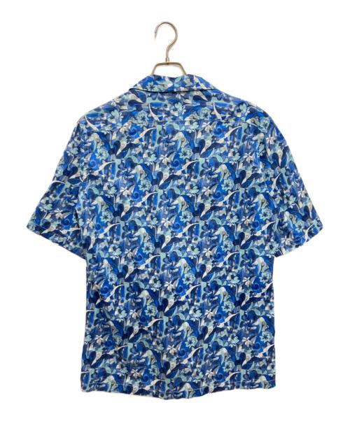 ORIAN（オリアン）ORIAN (オリアン) フローラルプリントシャツ ブルー サイズ:Lの古着・服飾アイテム