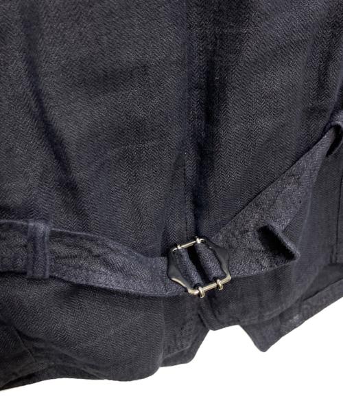 LARDINI（ラルディーニ）LARDINI (ラルディーニ) リネンジレ ネイビー サイズ:Lの古着・服飾アイテム
