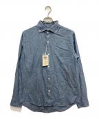 BARNS OUTFITTERSバーンズアウトフィッターズ）の古着「STN chambray LS/SH」｜ブルー