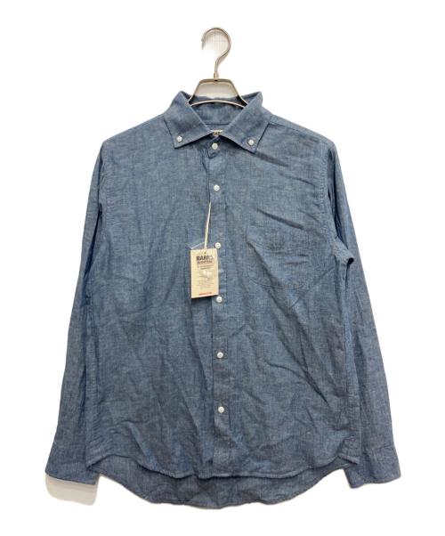BARNS OUTFITTERS（バーンズアウトフィッターズ）BARNS OUTFITTERS (バーンズアウトフィッターズ) STN chambray LS/SH ブルー サイズ:XL 未使用品の古着・服飾アイテム