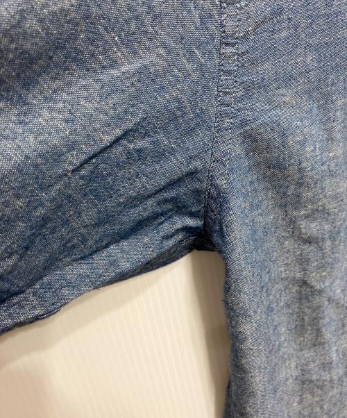 BARNS OUTFITTERS（バーンズアウトフィッターズ）BARNS OUTFITTERS (バーンズアウトフィッターズ) STN chambray LS/SH ブルー サイズ:XL 未使用品の古着・服飾アイテム