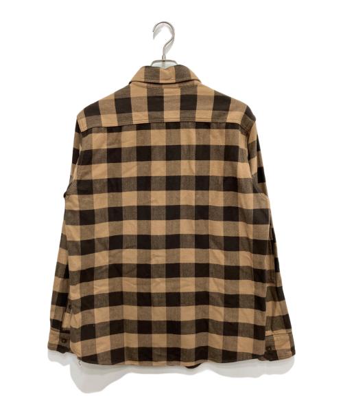 freewheelers（フリーホイーラーズ）freewheelers (フリーホイーラーズ) バッファローチェックネルシャツ BEIGE × DARK BROWN サイズ:16 未使用品の古着・服飾アイテム