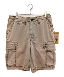 TRUE RELIGION（トゥルー レリジョン）の古着「カーゴハーフパンツ」｜ベージュ