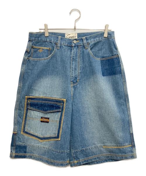 ENYCE（エニーチェ）ENYCE (エニーチェ) デニムハーフパンツ インディゴ サイズ: 86cm (W34)の古着・服飾アイテム