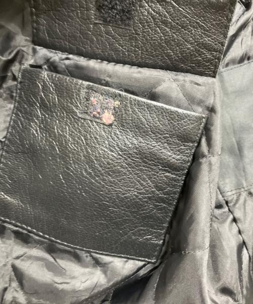 CHEVIGNON（シェビニオン）CHEVIGNON (シェビニオン) レザージャケット ブラック サイズ:XXXLの古着・服飾アイテム