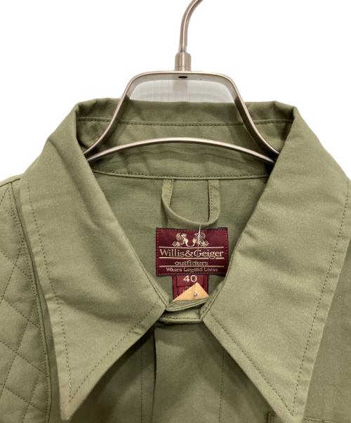 Willis&Geiger（ウィリスアンドガイガー）Willis&Geiger (ウィリスアンドガイガー) PEWTER-THE HEMINGWAY BUSH JACKET/ヘミングウェイブッシュジャケット グリーン サイズ:40 未使用品の古着・服飾アイテム