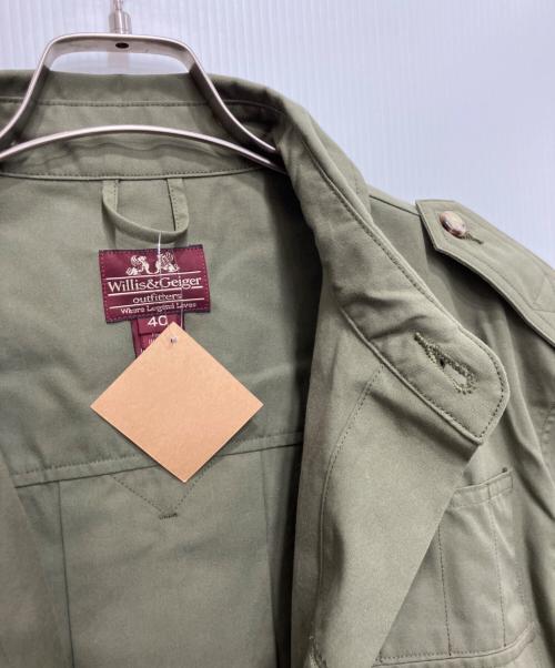 Willis&Geiger（ウィリスアンドガイガー）Willis&Geiger (ウィリスアンドガイガー) PEWTER-THE HEMINGWAY BUSH JACKET/ヘミングウェイブッシュジャケット グリーン サイズ:40 未使用品の古着・服飾アイテム