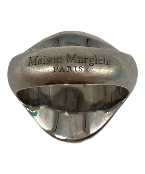 Maison Margiela（メゾンマルジェラ）Maison Margiela (メゾンマルジェラ) オーバルシグネットリング シルバー サイズ:9号の古着・服飾アイテム