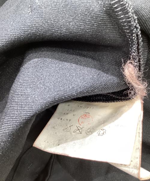 BLACK COMME des GARCONS（ブラックコムデギャルソン）BLACK COMME des GARCONS (ブラックコムデギャルソン) ポリ縮絨チャイナジャケット ブラック サイズ:Mの古着・服飾アイテム