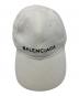 中古・古着 BALENCIAGA (バレンシアガ) ロゴキャップ ホワイト サイズ:L：10000円