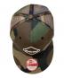 中古・古着 F.C.R.B. (エフシーレアルブリストル) New Era (ニューエラ) カモフラメッシュキャップ グリーン×ブラウン：5000円