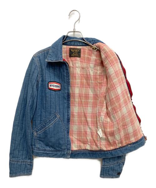 Hysteric Glamour（ヒステリックグラマー）Hysteric Glamour (ヒステリックグラマー) デニムキルティングジャケット インディゴ サイズ:Freeの古着・服飾アイテム