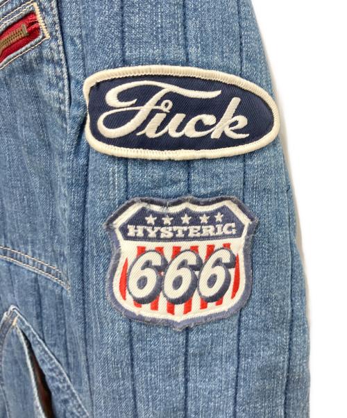 Hysteric Glamour（ヒステリックグラマー）Hysteric Glamour (ヒステリックグラマー) デニムキルティングジャケット インディゴ サイズ:Freeの古着・服飾アイテム