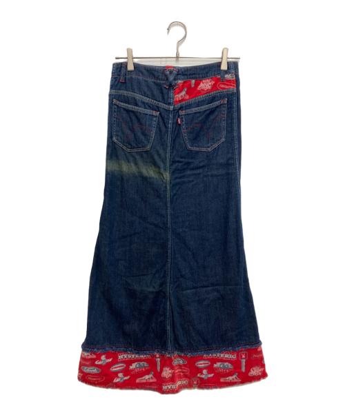 Hysteric Glamour（ヒステリックグラマー）Hysteric Glamour (ヒステリックグラマー) レイヤードデニムスカート インディゴ サイズ:Sの古着・服飾アイテム