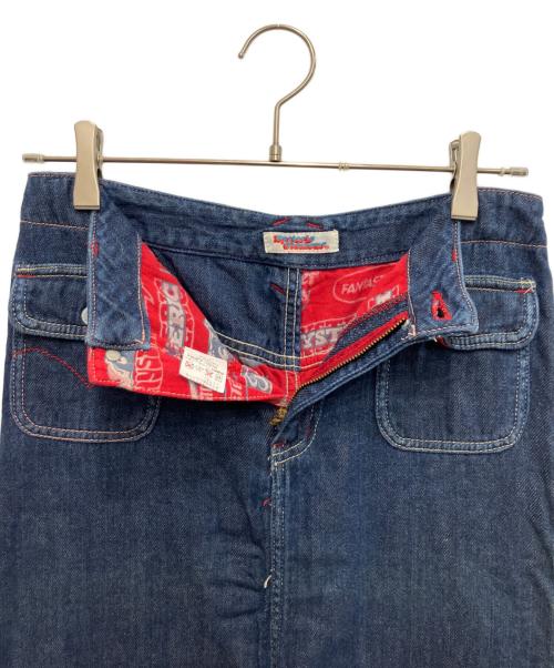 Hysteric Glamour（ヒステリックグラマー）Hysteric Glamour (ヒステリックグラマー) レイヤードデニムスカート インディゴ サイズ:Sの古着・服飾アイテム