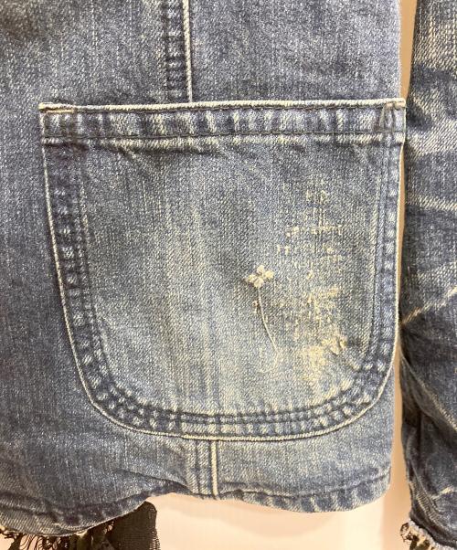 Hysteric Glamour（ヒステリックグラマー）Hysteric Glamour (ヒステリックグラマー) フリルデニムジャケット インディゴ サイズ:Freeの古着・服飾アイテム