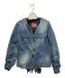 Hysteric Glamour（ヒステリックグラマー）の古着「フリルデニムジャケット」｜インディゴ